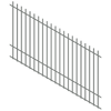 ProtectorAl 1201 - 2400 x 1500mm Palladium Silver Raked 16-30º Radiator Pool Fence Panel