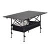 San Hima Folding Camping Table Adjustable Aluminium Portable Outdoor Bbq Desk