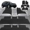 6D Diamond Car Floor Mats for BMW X5 2007-2013-Full Set-Black-Outback GT