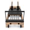Foldable Oak Wood Pilates Reformer - Home Studio Edition, 6-Spring with Jump Board