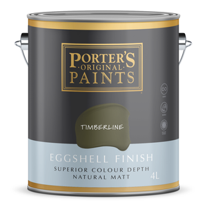 Porter's 4L Timberline Eggshell Finish Broadwall Washable Paint - 4L