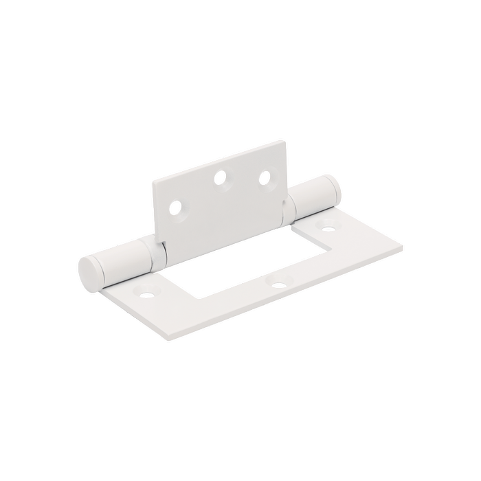 Zanda 100x70mm White Fast Fix Bearing Hinge