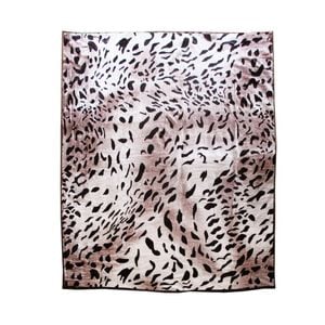 Bloomington 675gsm 2 Ply Animal Print Faux Mink Blanket Queen 200x240 cm Jaguar