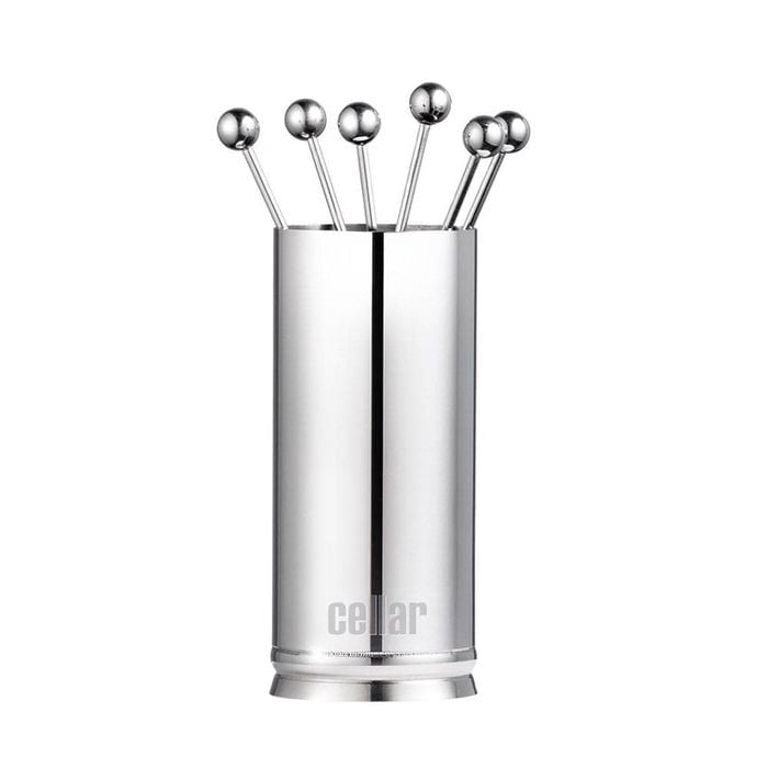 Cellar Premium Premium Stainless Steel Martini Picks Set Of 6 Cellar
