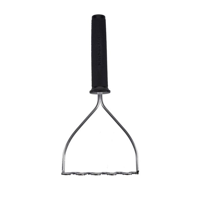 KitchenAid S/Steel Potato Wire Masher Soft Touch - Black