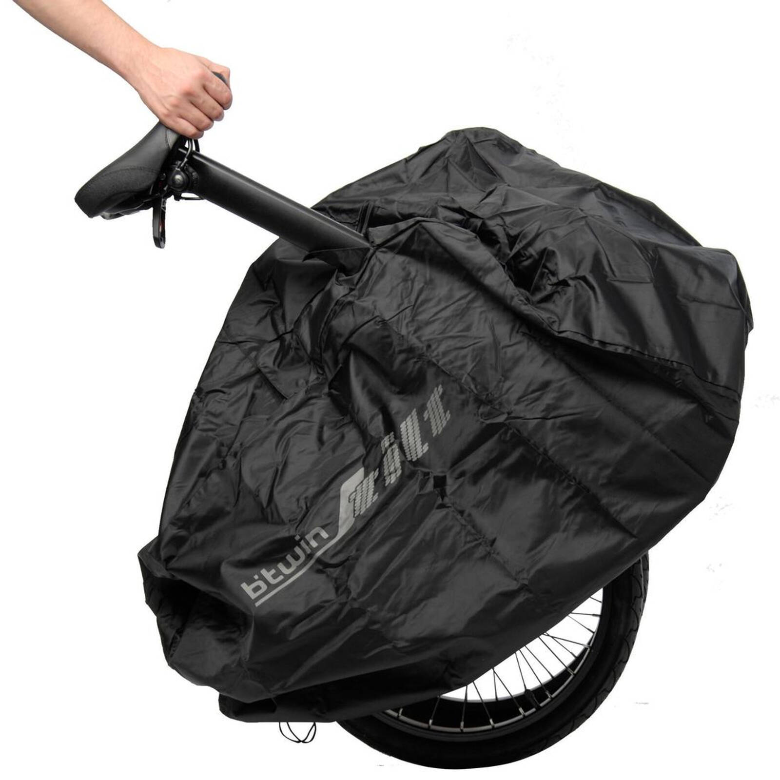 Folding Bike Protection And Transport Cover Black Bunnings Australia