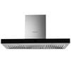 Kleenmaid 90cm Black Glass And Stainless Steel Wall Mounted Canopy Rangehood RHSCK92