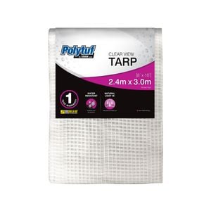 Polytuf 2.4 x 3.0m Clear View Tarpaulin