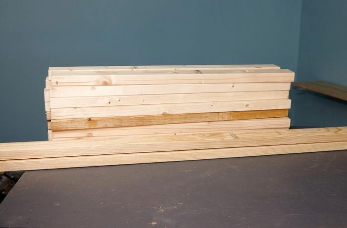 Stack of timber 