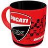 Nostalgic-art Ceramic Drinking Mug Ducati Corse Racing Logo 9x9x9cm