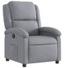 vidaXL Recliner Chair Reclining Chair Armchair Single Sofa Light Grey Fabric