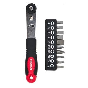 Trojan 11 Piece Ratchet Screwdriver Set