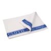 Vogue Glass Cloth Linen Union Professional Blue 760x510mm Polishing Kitchen Bar Glassware