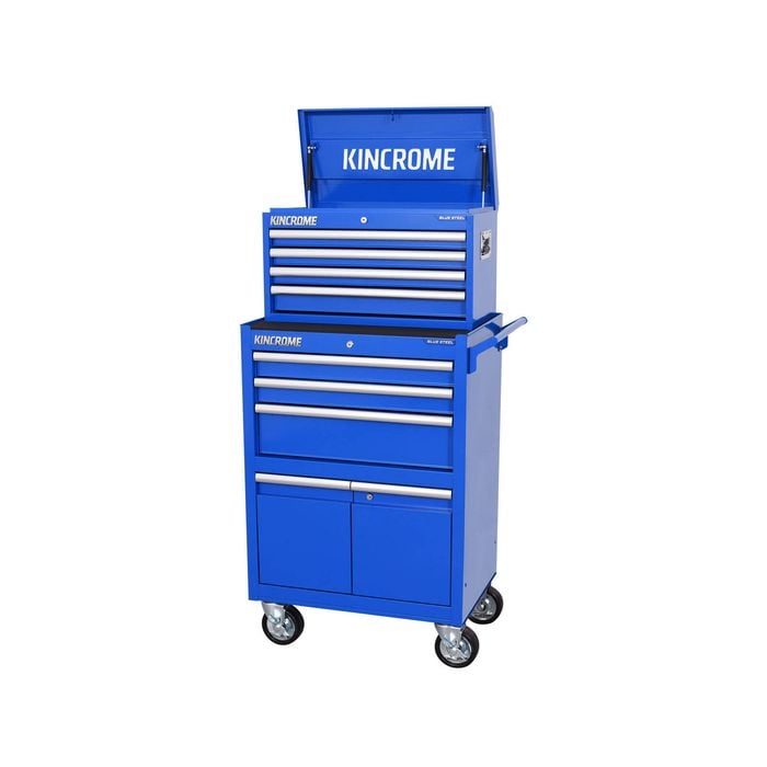 Kincrome BLUESTEEL® Chest & Trolley Combo 2 Piece 7 Drawer 670mm (26")