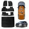 3D Floor Mats Boot Liner for Mitsubishi Outlander ZM 7 Seater 2021-Onwards TPE Cargo Car Trunk Tray
