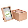 Nicola Spring Shadow Box Frames - A5 (6 X 8") - Light Wood - Pack Of 5