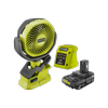 Ryobi 18V ONE+ Compact Fan 2Ah Kit