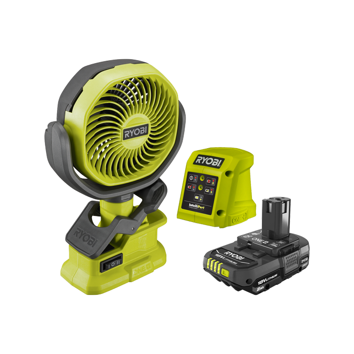 Ryobi 18V ONE+ Compact Fan Kit