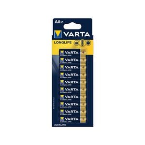 Varta AA Alkaline Batteries - 10 Pack