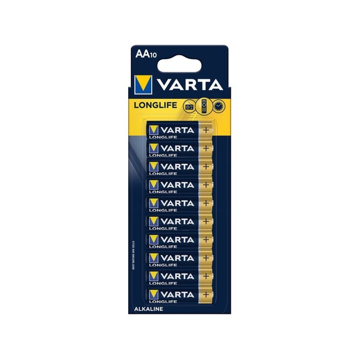 Varta AA Alkaline Batteries - 10 Pack