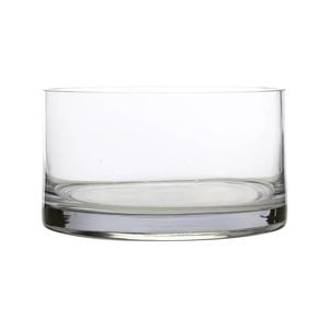 Maxwell & Williams Diamante Cylindrical Glass Salad Bowl 22cm - Clear