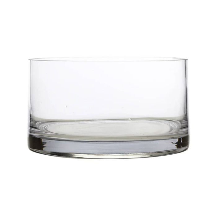 Maxwell & Williams Diamante Cylindrical Glass Salad Bowl 22cm - Clear