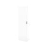 Lugna 2048 x 600 x 380mm White 5 Shelf 1 Left Hand Door Cabinet