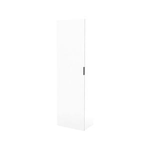 Lugna 2048 x 600 x 380mm White 5 Shelf 1 Left Hand Door Cabinet