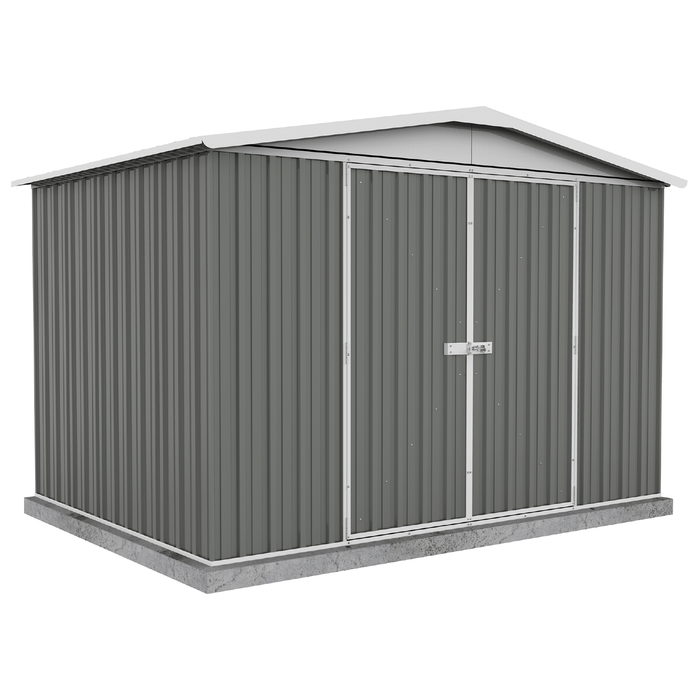 Absco Sheds 3.0 x 2.18 x 2.06m Woodland Grey Double Door Regent Garden Shed