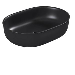 Attica 500 x 350mm Matt Black Hampshire Oval Basin