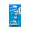Zenith 75mm Zinc Plated Pegboard Hook - 3 Pack