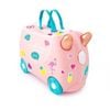 Trunki Ride On Kids Suitcase Luggage Toy Box - Flossi Flamingo