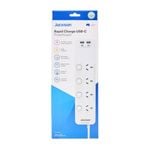Jackson 4 Outlet Rapid Charge USB-C Powerboard