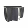 Build-A-Shed 1.2 x 3.0 x 2.0m Skillion Double Hinged Side Doors Shed - Grey