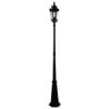 Oriel Lighting Albion Outdoor Post Light Black