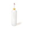 Schneider Squeeze Bottle 1ltr Sauce Condiment Dispenser Clear Plastic Kitchenware