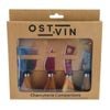 4pc NF Living Acacian Cheese Set Knife Dinnerware/Serveware Brown