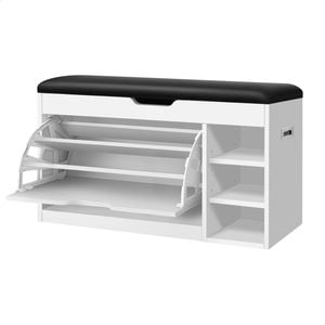 ALFORDSON Shoe Cabinet Storage Rack White