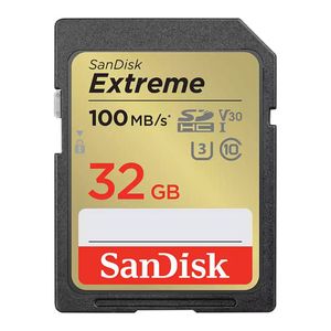 SanDisk Extreme 32GB SDHC SDXVT UHS-I Memory Card [SDSDXVT-032G-GNCIN]
