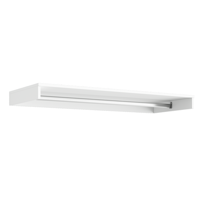 Lugna 1200-1499mm Crisp White Custom Hat Shelf
