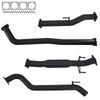 Ignite Exhausts Dpf Back For Toyota Hilux 2.8l Td Gun126r 3" Inch With Hotdog 409 Stainless Steel