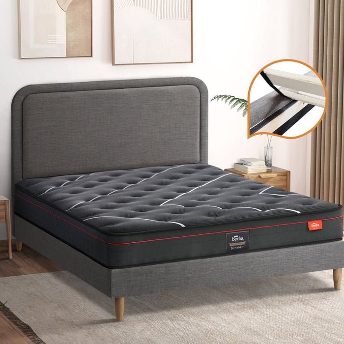 Oikiture Bed Frame Queen Size Platform Beds with Mattress BOB