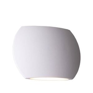 CLA Lighting Remo Surface Mounted LED Exterior Curved Up/Down Wall Light IP54 White