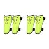 4pc A-League Slip In Soccer Shin Guards Size M Assorted