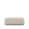 MARTINA footrest off-white shearling 123x85cm