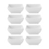 8PK MW White Basics Square Sauce 7cm