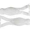 3 Pack of 4 Inch Zman Goat ToadZ Soft Plastic Topwater Fishing Lures - White