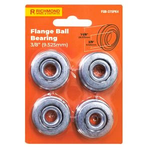 Richmond 1-1/16" x 3/8" Unground Flange Ball Bearing - 4 Pack