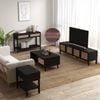 Casa Decor Tulum Rattan 4 Piece Home Set Black