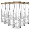 RCR Crystal Melodia Glass Carafes with Cork Lid - 1L - Pack of 6